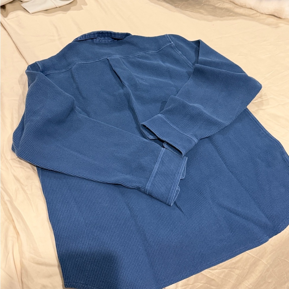 J crew mens waffle shirt XL